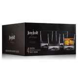 JoyJolt - Radiant Double Old Fashioned Glass Tumbler Drinking Glass
