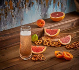 JoyJolt - Milo Champagne Glasses 9.4 oz,  Lead-Free Crystal