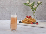 JoyJolt - Milo Champagne Glasses 9.4 oz,  Lead-Free Crystal