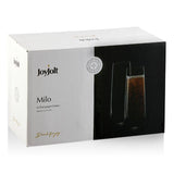 JoyJolt - Milo Champagne Glasses 9.4 oz,  Lead-Free Crystal