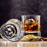 JoyJolt - Radiant Double Old Fashioned Glass Tumbler Drinking Glass