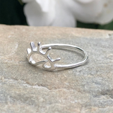 Moonrise Jewelry - R-4 Sun and Wave Ring: 8