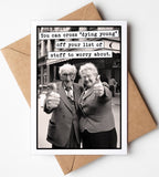 Katie Doodle & Matchbox Card Co. - Funny Birthday Cards for Men, Women - Blank Inside, Bulk