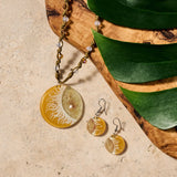 Ten Thousand Villages - Verano Sunrise Glass Dangle Earrings