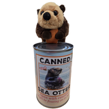 Canned Gifts - Dave the Canned Sea Otter - Eco-Friendly and Recycled Gift: Pop Top Lid