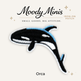 Beast Threads LLC - Orca Embroidered Patch - RTS