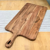 India Handicrafts Inc - Acacia Wood Board with Handle