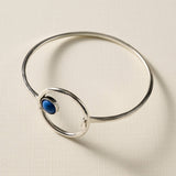 Ten Thousand Villages - Kaksha Silver Cobalt Bead Bracelet
