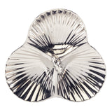 Certified International - Silver Coast 3-D Shell 3 Section Server 11" x 10.5"