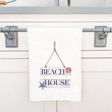 Cottage Shore - Beach House - Cotton Tea Towel: 19" X 28" (With Loop)