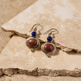 Ten Thousand Villages - Styacka Mixed Stone Dangle Earrings
