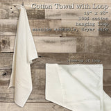 Cottage Shore - Sailing Serenity - Custom Cotton Tea Towel: 19" X 28" (With Loop)