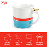Fred & Friends - HIGH TIED Tea Mug - 12oz Ceramic Mug with Nautical Design
