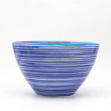 Euro Ceramica Home | ClayBarn - Exclusive for Faire - Raia Stacking Bowls: Orange-Turquoise Rim-Large