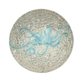 Zeckos - Octopus Lazy Susan 16 Inch Capiz Shell Rotating Tray