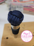 Paige's Paracord and More - Paracord wine stoppers: Red