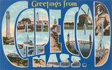 Found Image Press - Postcard MA-869 Greetings from Cape Cod, Mass