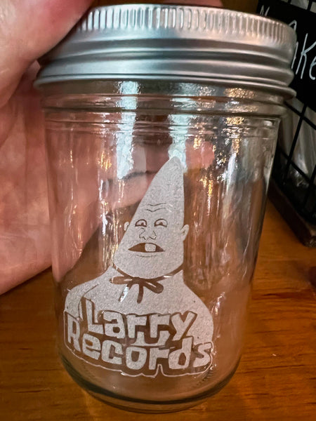 Larry Records Stash Jar