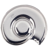 Certified International - Silver Coast 3-D Nautilus Chip and Dip 14.25" x 12.25" x 1.4