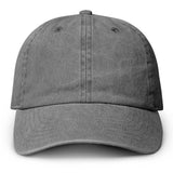 Fashion City - Pigment Dyed Cotton Baseball Dad Cap: BLACK / ONE SIZE