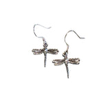 Jackie Gallagher Designs - Handmade Coastal Jewelry - Dragonfly Sterling Silver Earrings