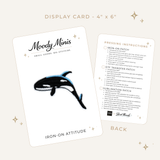 Beast Threads LLC - Orca Embroidered Patch - RTS