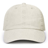 Fashion City - Pigment Dyed Cotton Baseball Dad Cap: BLACK / ONE SIZE