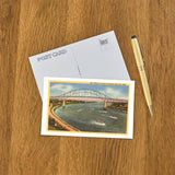Found Image Press - Postcard MA-326 Bridge, Cape Cod, Mass.