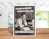 Greeting Cards by Katie Doodle & Gifts by Matchbox Card Co - Funny Retirement Card, Retirement Gifts | Handmade in USA