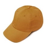 Fashion City - Plain Solid Stone Washed Adjustable Dad Cap: BLACK / ONE SIZE