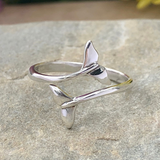 Moonrise Jewelry - R-64 Whale Tails Ring: 7