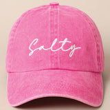 Fashion City - Salty Lettering Embroidery Baseball Cap: BURNT ORANGE / One Size