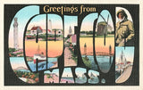 Found Image Press - Postcard MA-870 Greetings from Cape Cod, Mass
