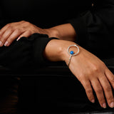 Ten Thousand Villages - Kaksha Silver Cobalt Bead Bracelet