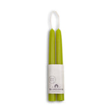 Bluecorn Candles - Beeswax Taper Candles – Dripless & Handmade in USA: Moss / 8"