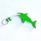iconic mi - Aqua Shark Floating EVA Keychain Green