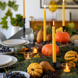 Bluecorn Candles - Beeswax Taper Candles – Dripless & Handmade in USA: Raw / 10"