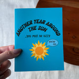 Big Moods - "Another year around the sun..." Birthday Card