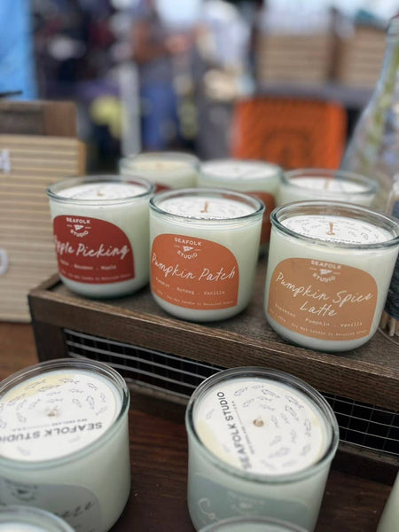 Seafolk - Pumpkin Patch. Fall Soy Candle. Eco Friendly. New England