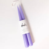 Dusk - 9” Candle Stick Set: Ice blue