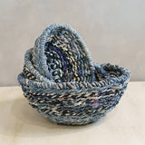 India Handicrafts Inc - Iron Jeans Storage Baskets  sm - med - large