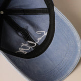Fashion City - Salty Lettering Embroidery Baseball Cap: BLACK / One Size