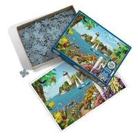 Outset Games and Cobble Hill Puzzles - By The Bay 500pc puzzle