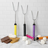 Fox Run Brands - Outset Smores Sticks, Set of 5 Expandable 32" Skewers
