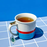 Fred & Friends - HIGH TIED Tea Mug - 12oz Ceramic Mug with Nautical Design