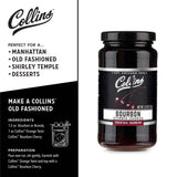 Collins - Bourbon-Soaked Stemmed Cherries Cocktail Garnish - 11 oz