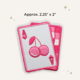 Beast Threads LLC - Cherry Ace Card Embroidered Patch- RTS