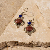 Ten Thousand Villages - Styacka Mixed Stone Dangle Earrings