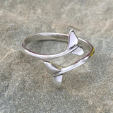 Moonrise Jewelry - R-64 Whale Tails Ring: 6