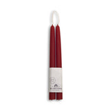 Bluecorn Candles - Beeswax Taper Candles – Dripless & Handmade in USA: Burgundy / 10"